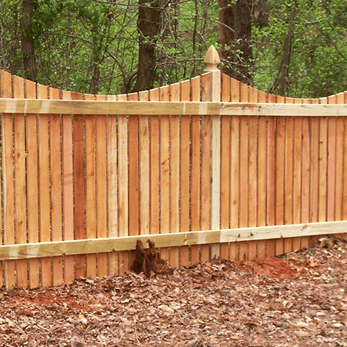 Wood Fence Installation 1