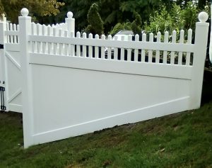 Install Vinyl Fence on a Slope
