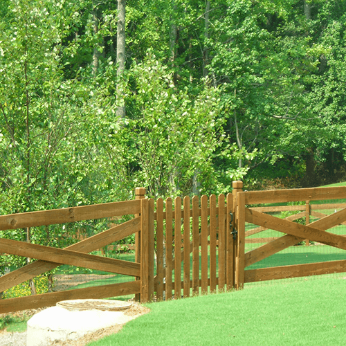 Wood Fence Installation 2