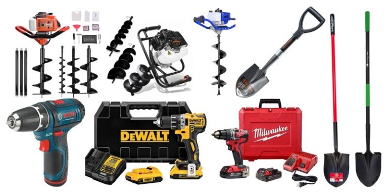 materials and tools for fencing